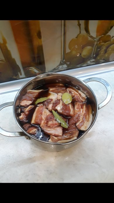 Грудинка свиная в духовке. - Шаг 3