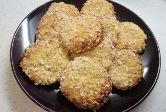 Сырники с овсяными хлопьями в духовке