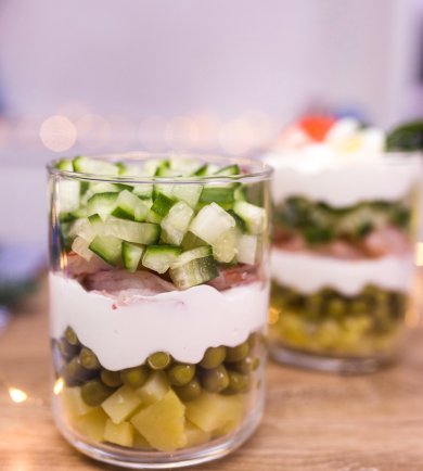 Оливье с креветками - Шаг 3