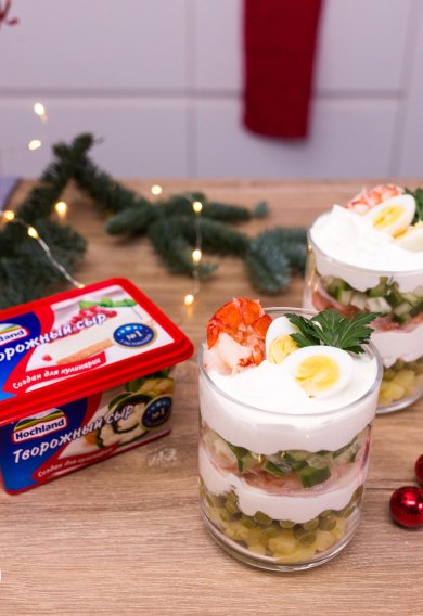 Оливье с креветками - Шаг 4