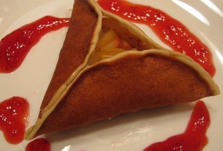 Арабские блинчики с яблоками