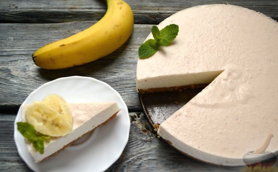 Рецепт бананового чизкейка без выпечки: просто и вкусно