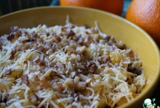 Салат из свеклы с апельсином и орехами