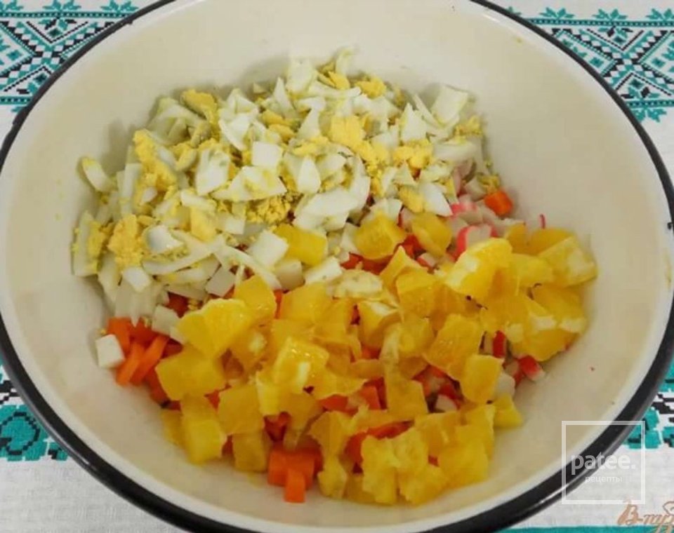 САЛАТ ИЗ АПЕЛЬСИНА - Шаг 1