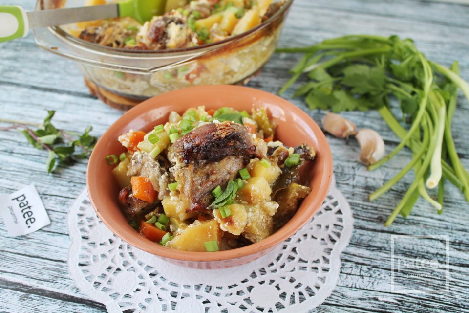 Кролик с овощами в сметане в духовке - Шаг 18