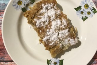 Насыпной яблочный пирог