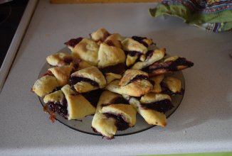 печенье рогалики с творогом