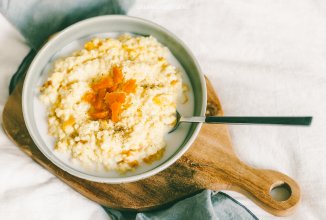 Пшенная молочная каша с тыквой