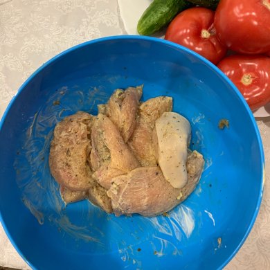 Курица гриль с грибами - Шаг 1