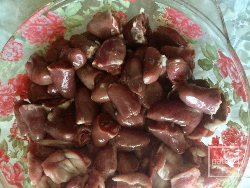 Гречневая каша с куриными потрохами. - Шаг 4