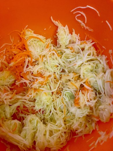 ОВОЩНЫЕ ОЛАДЬИ К ЗАВТРАКУ - Шаг 1