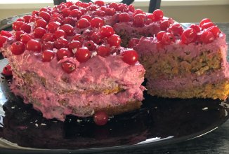 Торт без муки😃🍰 «Ягодка»