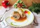 Рулетики из свинины с грибами