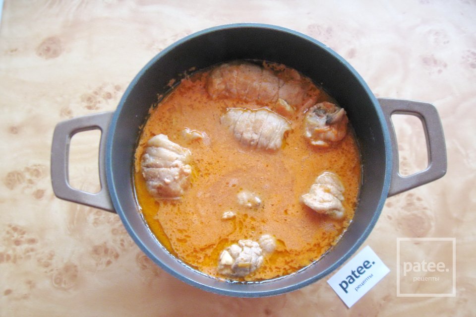 Рулетики из свинины с грибами - Шаг 14