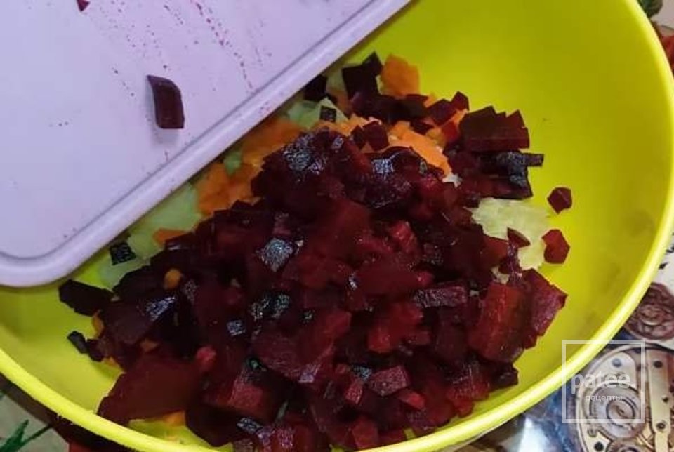 Вінегрет з квашеною капустою - Шаг 1