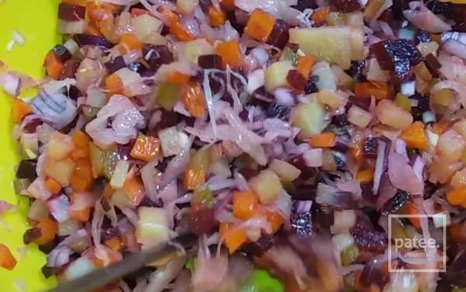 Вінегрет з квашеною капустою - Шаг 4