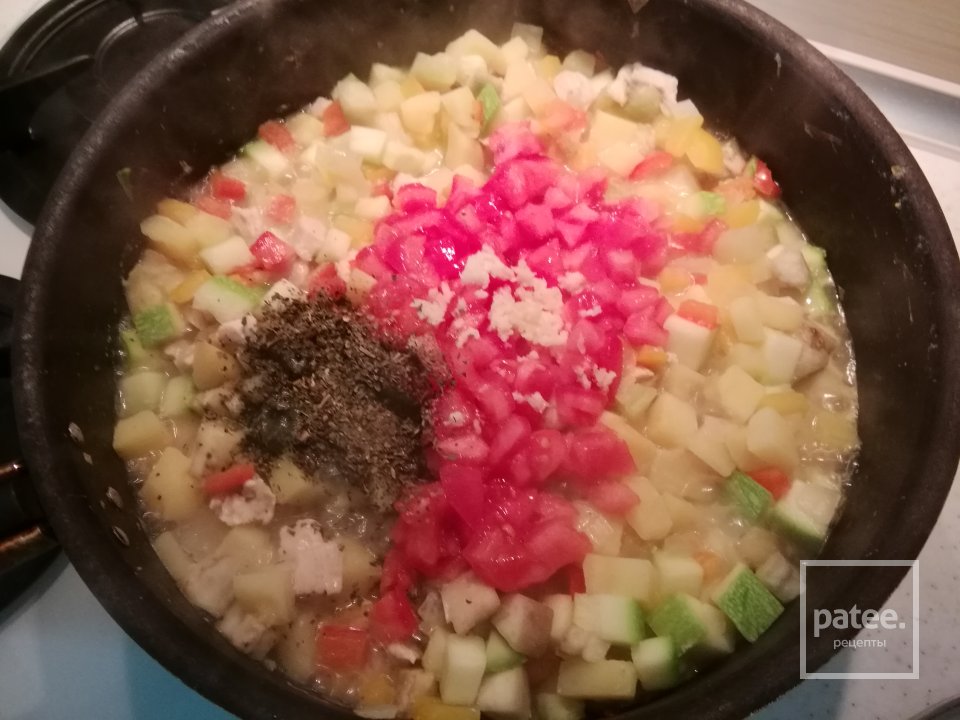 Овощное рагу в сметане - Шаг 5