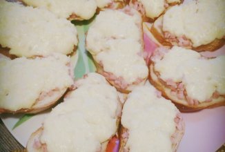 Горячие бутерброды с корейкой