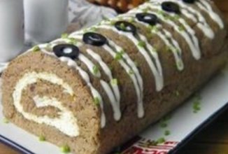Вкусный печёночный рулет