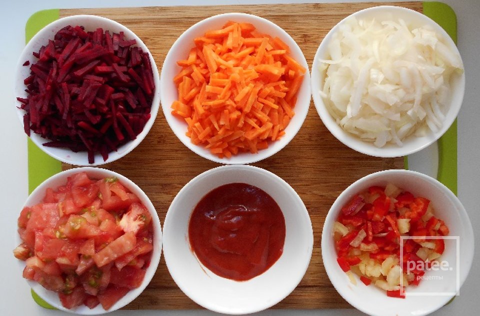 український борщ - Шаг 2