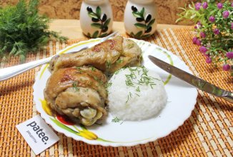 Жареные окорочка в соевом соусе