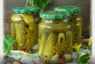 Соленые огурцы