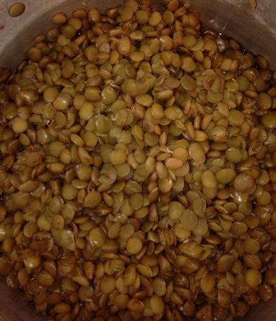 Плов из риса и чечевицы - Шаг 1