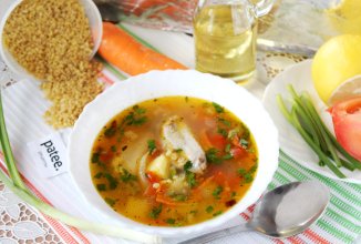 Куриный суп с булгуром