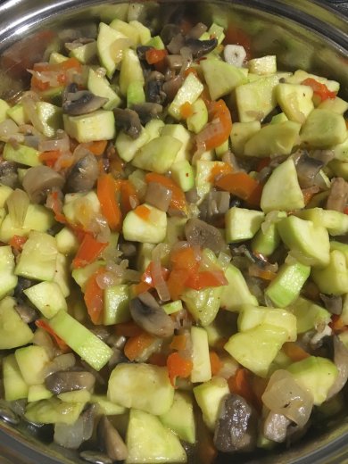 Рагу овощное с грибами - Шаг 3