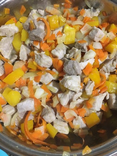 Фунчоза со свининой - Шаг 2