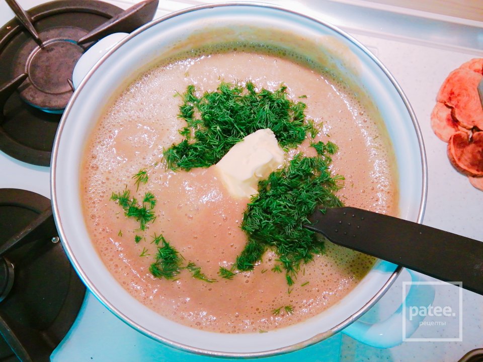 Чечевичный суп-пюре с гренками - Шаг 3