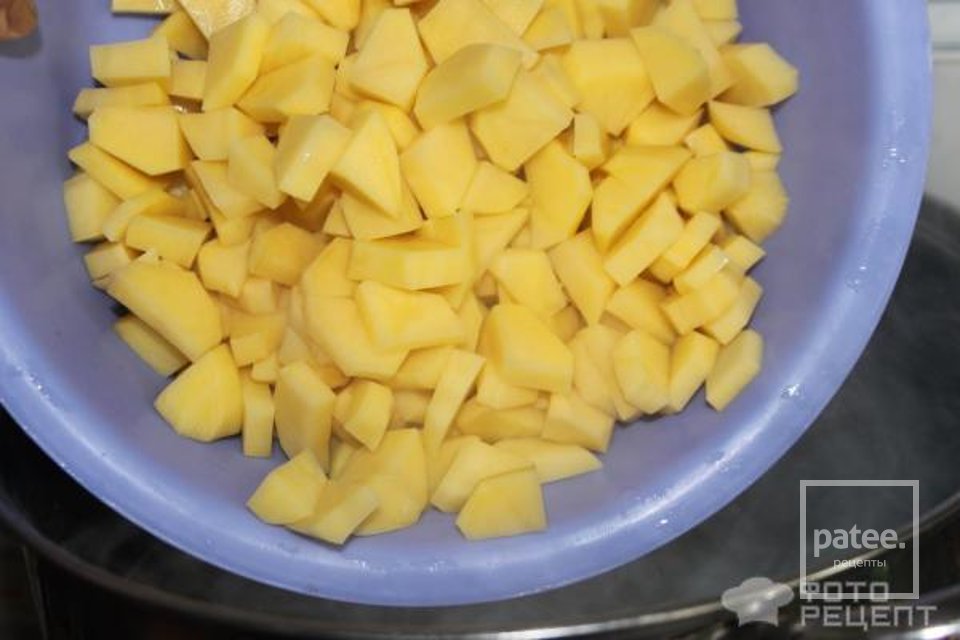 Рецепт: Борщ зеленый "Весенний" - со щавлем, кислым молоком и пшеном - Шаг 4