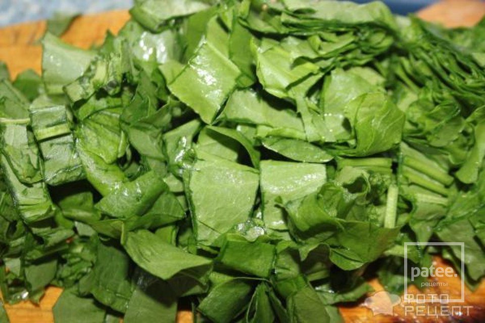 Рецепт: Борщ зеленый "Весенний" - со щавлем, кислым молоком и пшеном - Шаг 6