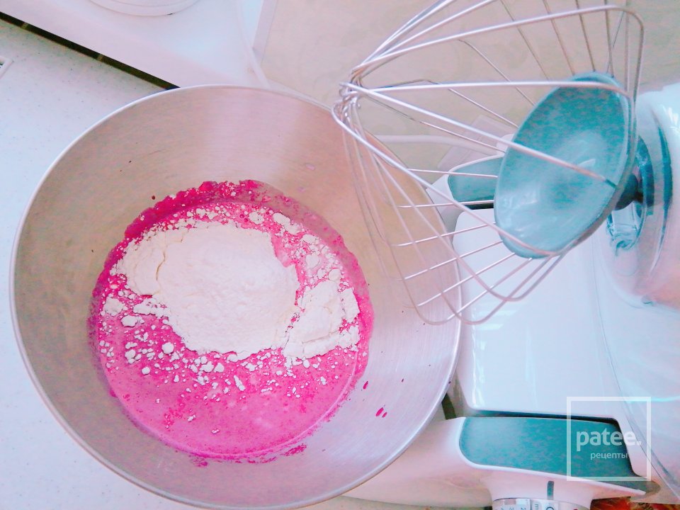 Розовые блинчики - Шаг 3