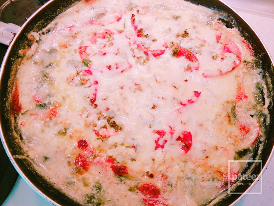 Запечённая тилапия в сливочном соусе со шпинатом - Шаг 4