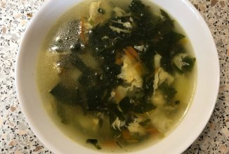 Суп со шпинатом