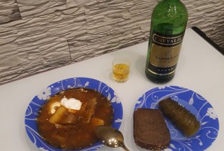 Шурпа ковурма (жаренная)