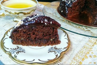 Шоколадно-свекольный торт