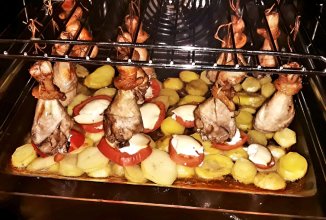 Куриные ножки "колокольчики"