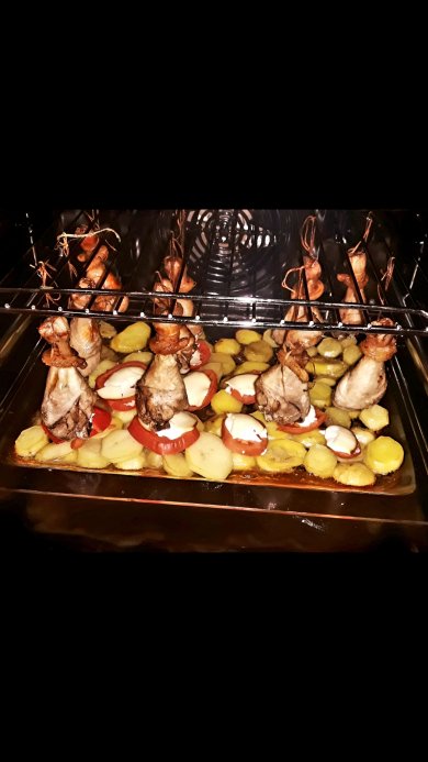 Куриные ножки "колокольчики" - Шаг 9