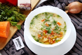 Кулеш с салом и овощами