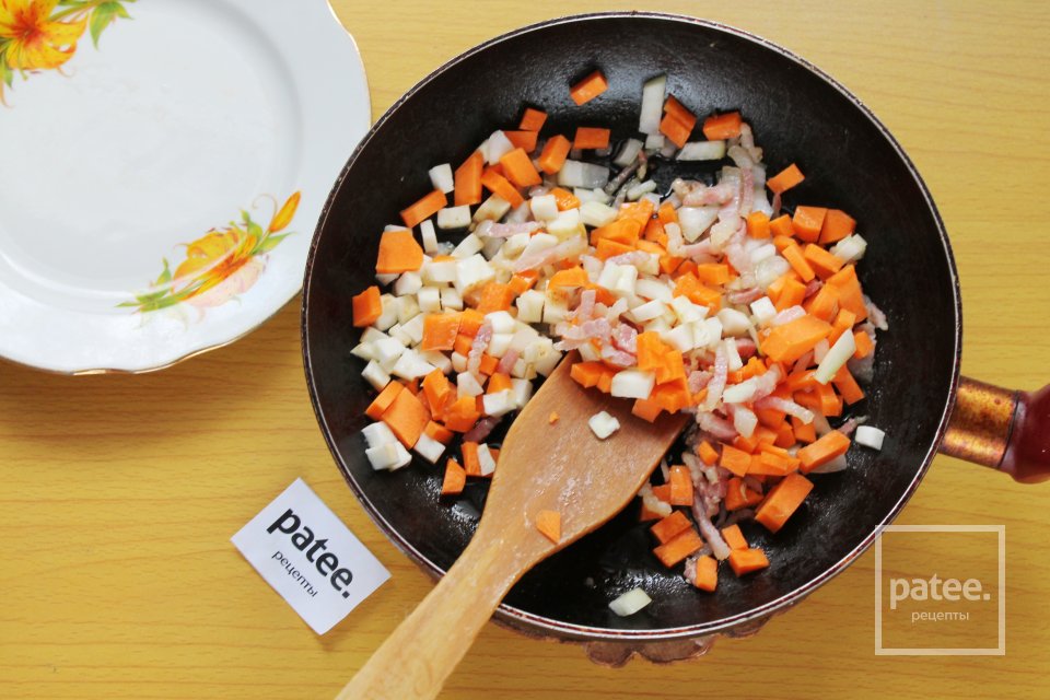 Кулеш с салом и овощами - Шаг 12