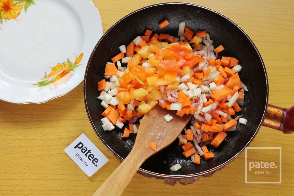 Кулеш с салом и овощами - Шаг 15