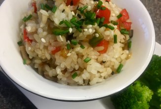 Рис с овощами по-восточному.