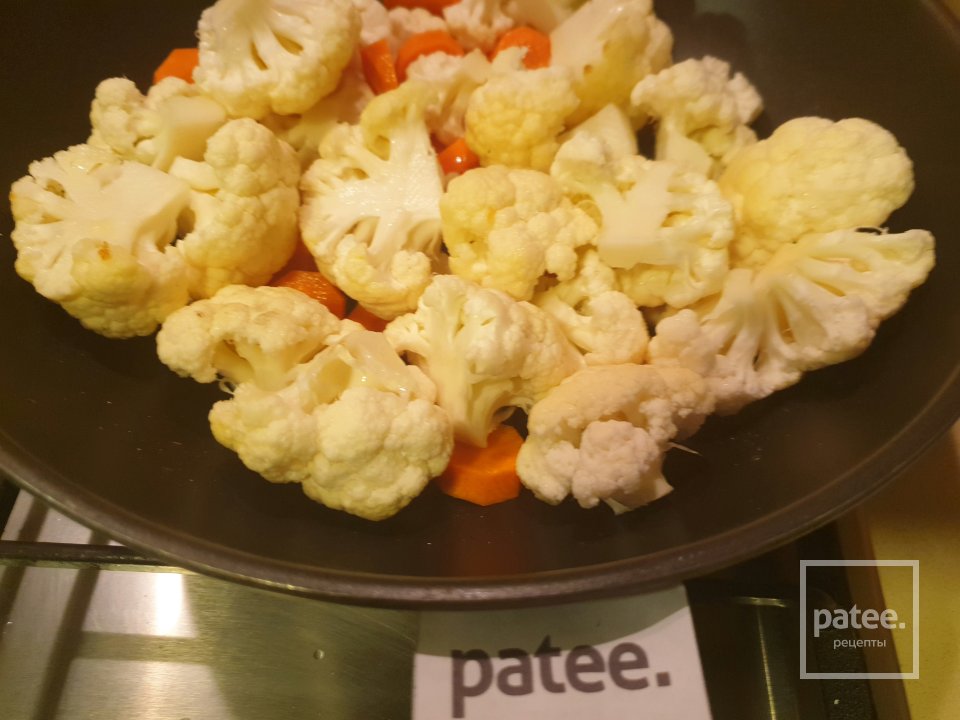 Рис с курицей и цветной капустой под соусом карри - Шаг 5