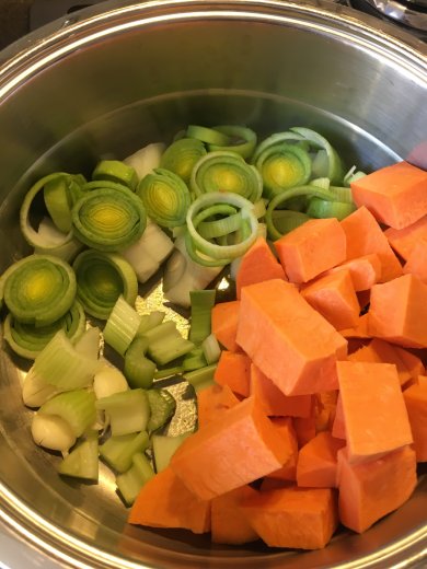 Постный крем-суп из батата - Шаг 2