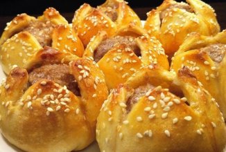 Пирожки « Тюльпаны»