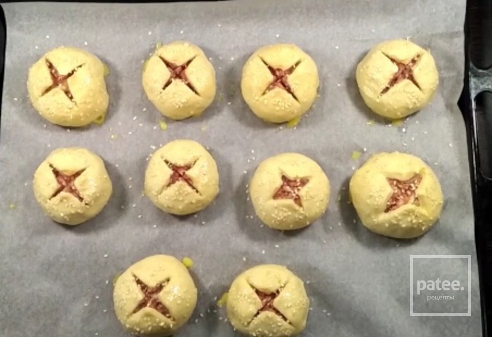 Пирожки « Тюльпаны» - Шаг 1