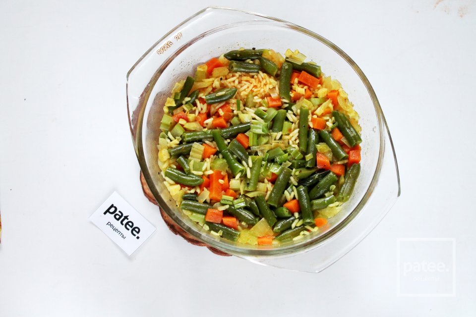 Постный плов с овощным ассорти - Шаг 12