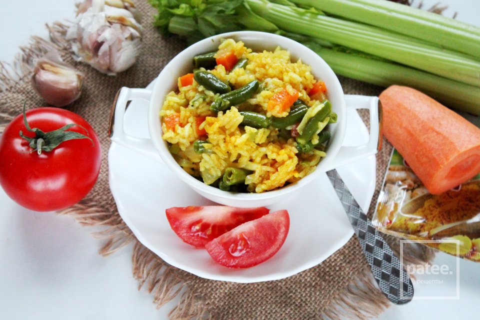 Постный плов с овощным ассорти - Шаг 15